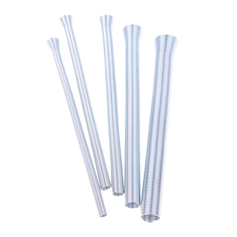 5Pcs/Set Outside Style Spring Copper Tube Benders Ct-102-L Bending Line Pipe For O.D. 1/4" To 5/8" Pipes Bender