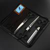 7.0 Inch, 3 Packs On the Left Hand with Black Handle, High-end Pet Grooming Scissors, Straight Scissors, Set, Free Row Comb.