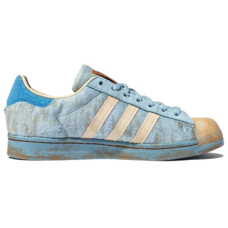 Adidas Superstar Rozpuszczający Smutek Cny Niebieskie 2022 Trampki GY7012