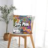 Dog Man Dogman Movie Comic Square Pillow Cases Cartoon Cushion Cover Creative Zippered Decorative Pillowcase for Sofa 40x40cm