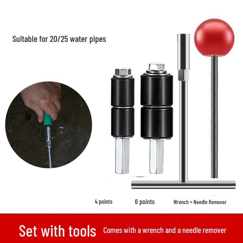 PPR Samovrtná jehla pro opravu úniku s tlakovým těsněním pro horkovzdušné vodovodní potrubí