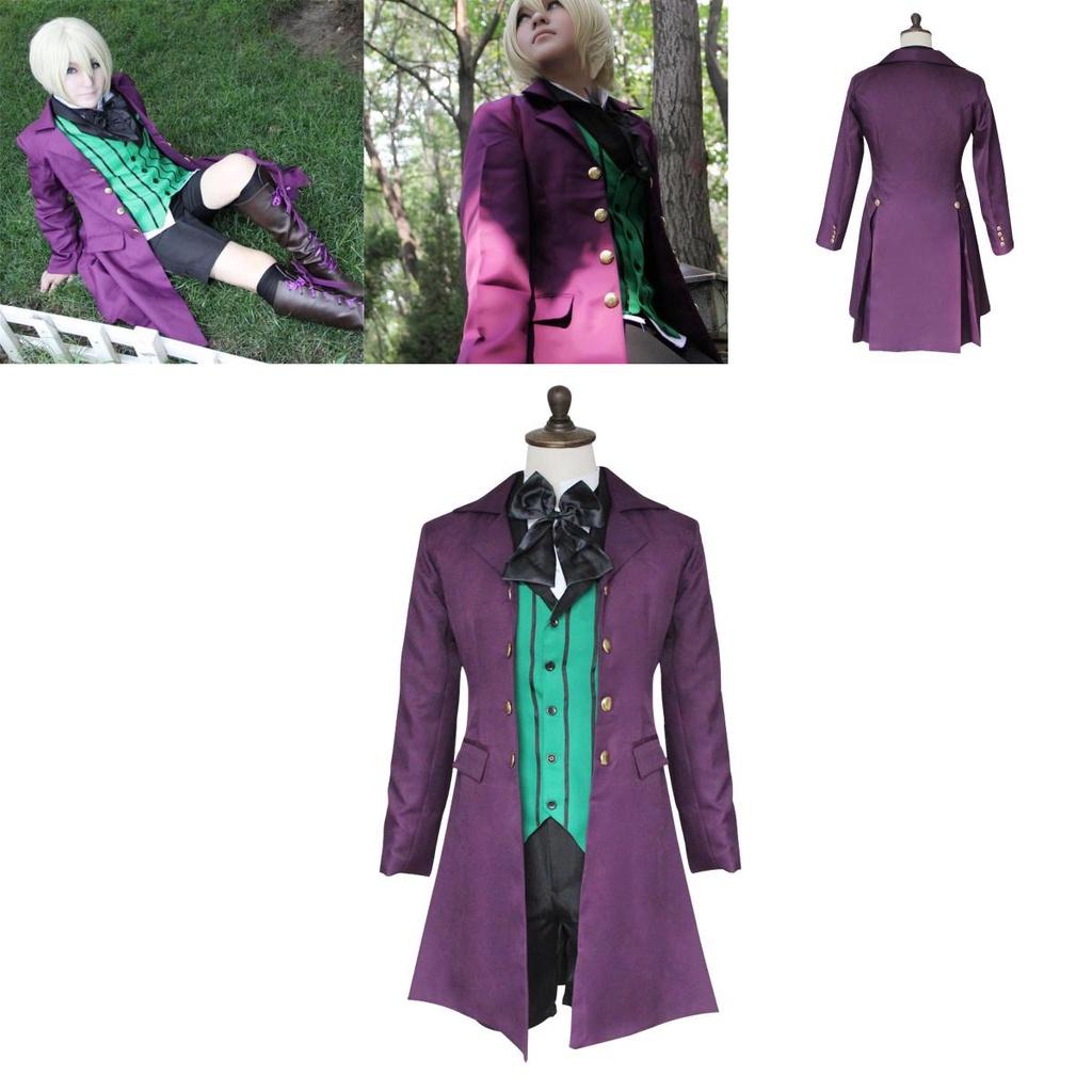 Stunning Black Butler Alois Trancy Cosplay Costume Set With Exquisite Workmanship