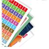 Kids Early Education Learning Posters Alphabet Math Weather Time Educational Charts