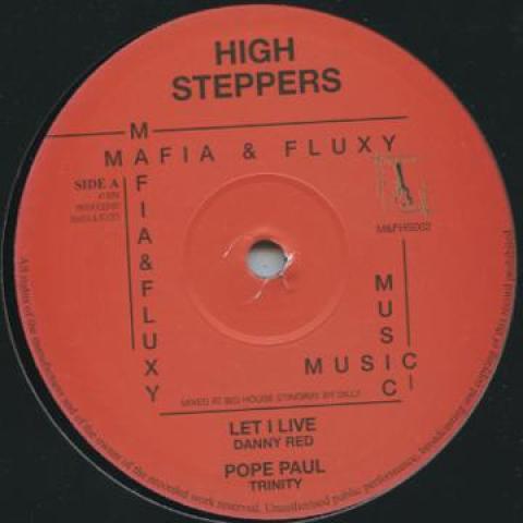 

10inch Record DANNY RED - Let I Live M&FHS002 High Steppers 2010 UK Reggae, Ska & Dub