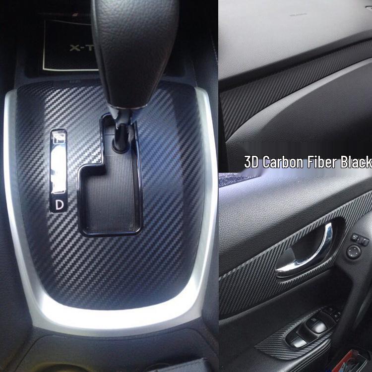 Carbon Fiber Interior Stickers for Qijun, 14-19 Console & Gear Shift Decor