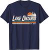 Lake Ontario Est 1615 Vintage Sunset Great Lakes Unisex T-Shirt