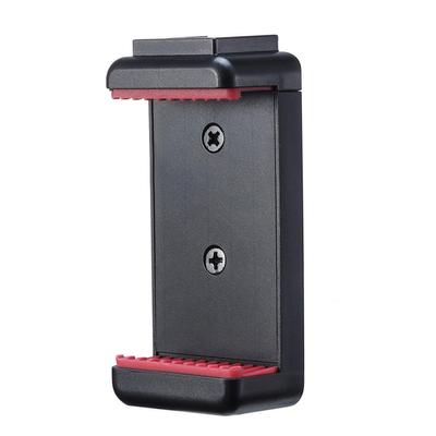 Adjustable Phone Holder Vlog Phone Clip with 1/4 Inch Screw Holes Extending Cold Shoe