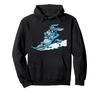 Skiing, Winter, Snowy Mountains, Sunglasses, Donkey, Cool, Downhill, Powder, Humor, Relaxed, Carefree, Hoodie