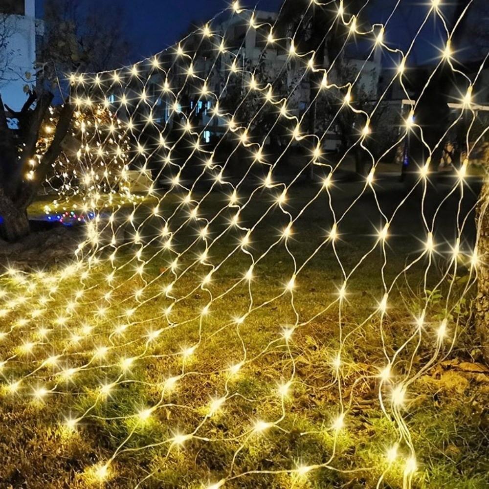3 Color Fairy Light Garland EU Plug Curtain Light Christmas Tree Light Wall Hanging