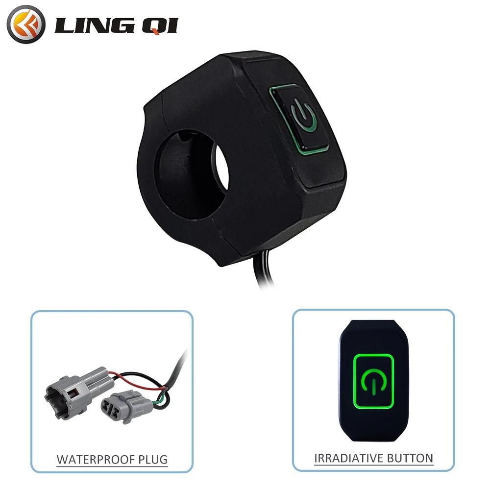 

LINGQI RACING Modified Headlight Switch Control On Off Switches For TALARIA STING Light Bee X Dirt Pit Bike Parts зелений