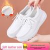 2023 Women's Soft Sole Lightweight Nurse Shoes - Comfortable, Breathable, Flat Casuals In White & Black.
