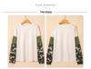 Plus Size Women's Camouflage Patchwork Hoodie - New Design Loose Long Pullover Top