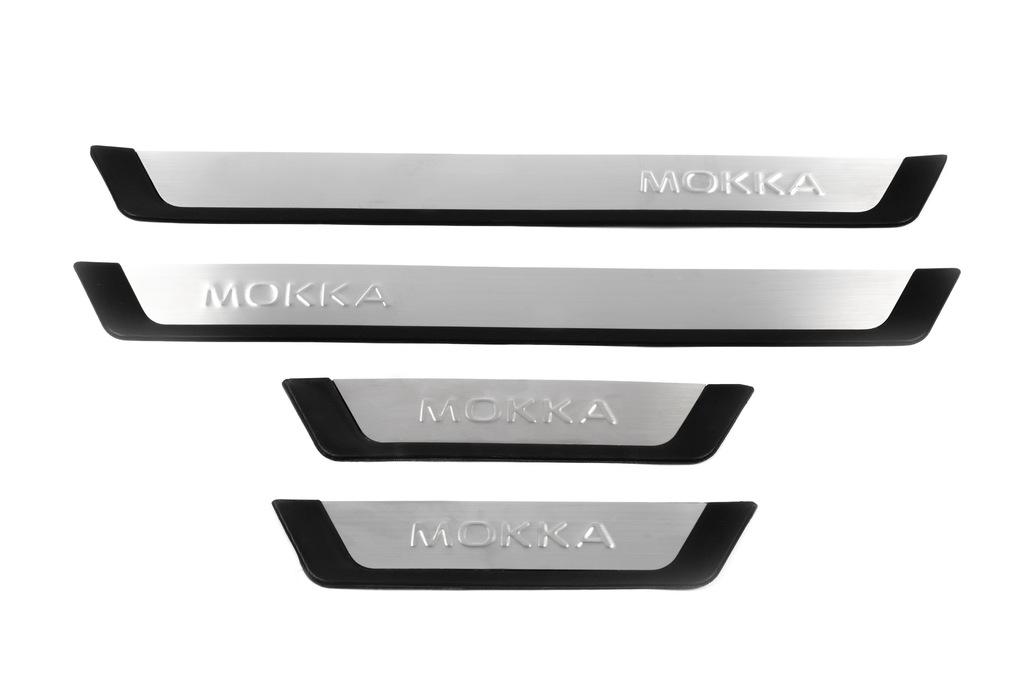 Door Sills OmsaLine (4 Pcs, Stainless Steel) for Opel Mokka 2012-2021