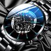 New Fashion Top Men Calendar Watches Men Stainless Steel Casual Quartz Watch Relogio Masculino Male Wristwatch Reloj Hombre