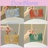 Elegante Borsa a Mano da Sera con Strass Decorati Piccola Borsa da Festa da Mano per Eventi Matrimoniali