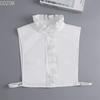 Girls Bowknots Lapel Shirt Detachable Collar Autumn Sweater Blouse Women Fake Collar Girls Removable Shirt Neck False Collar