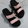 Fashion Slippers Summer Shoes Women Platform Sandals Wedges Beach Home Slippers Women Flip Flops Memory Foam Slippers Sandalias De Mujer