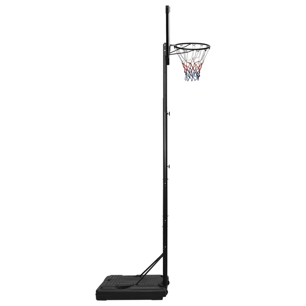Adjustable Basketball Hoop Stand Transparent Height Adjustable from 280 350 cm Polycarbonate