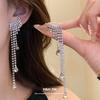 Water Droplet Tassel Earrings Cool Style Simple Luxury