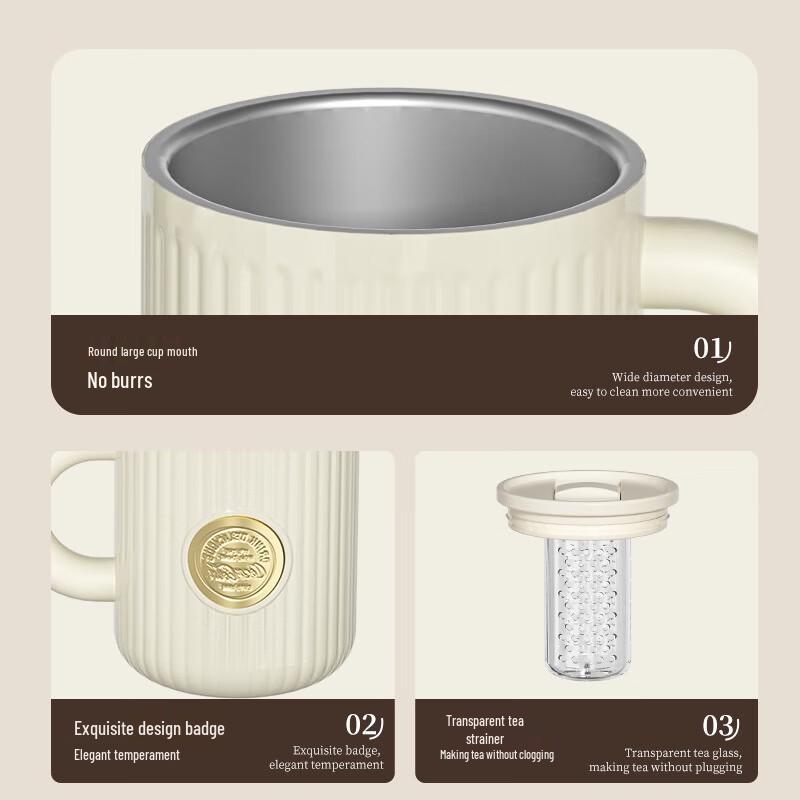 Germ 316 Stainless Steel Dual-Drink Thermal Mug