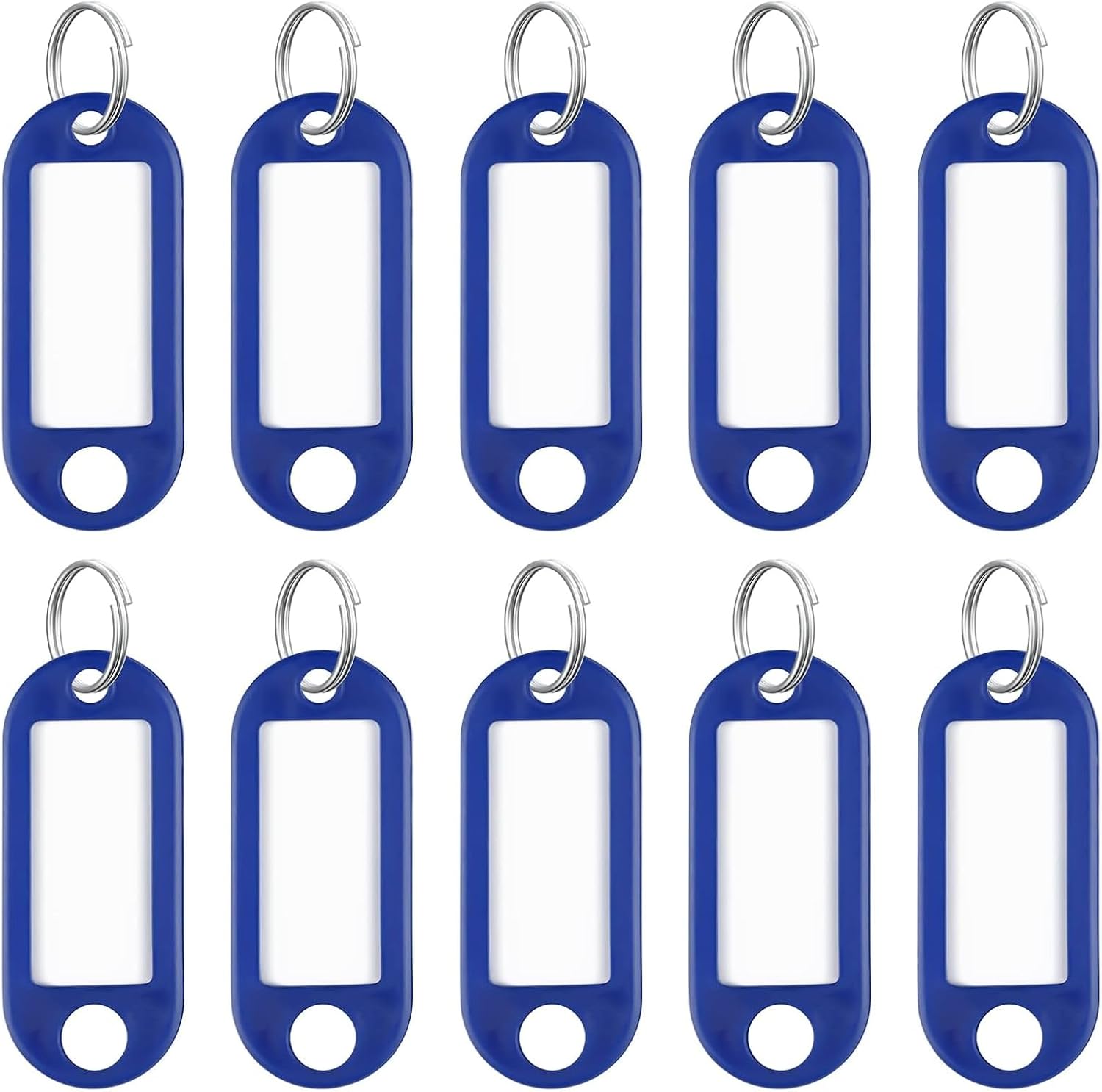 10 шт. Пластиковая бирка для ключей с номером, Цветной брелок, Бирка для багажа, Бирка для классификации, Подвесная бирка, Бытовые товары