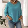 2025 New Women's Casual Long-sleeved Round Neck Regular Clean Multi-color Women's Top T-shirt