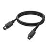 Cobolon Mini DIN 8P PS2 Male to Female Extension Cable for PLC MD Piano Pedal Signal.