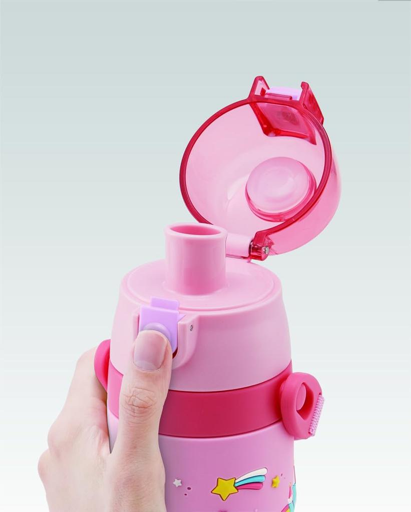 Skater Stainless Steel 3D Water Unicorn Kids' Bottle, Design, 480ml, SDPV5-A