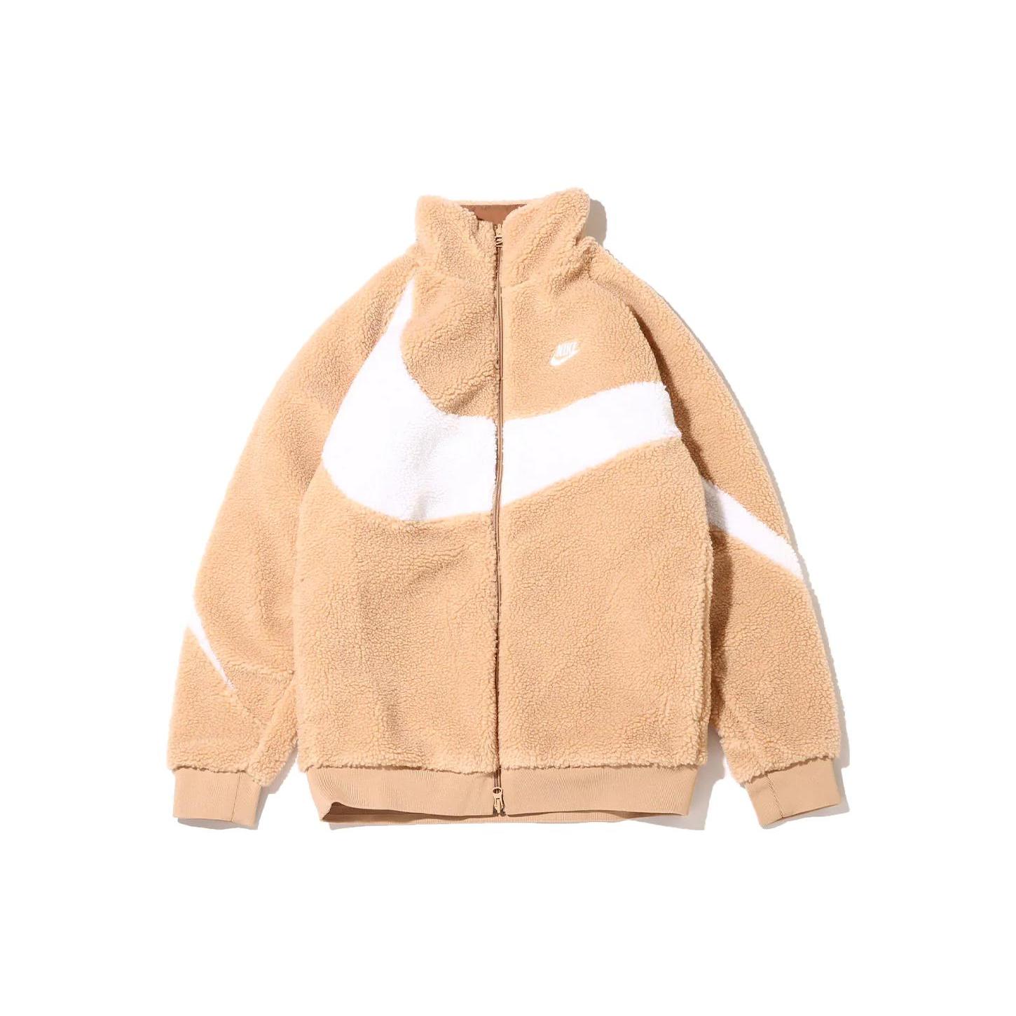 

Новая двусторонняя куртка Nike Big Swoosh из боа, азиатский размер BQ6546-200 XS