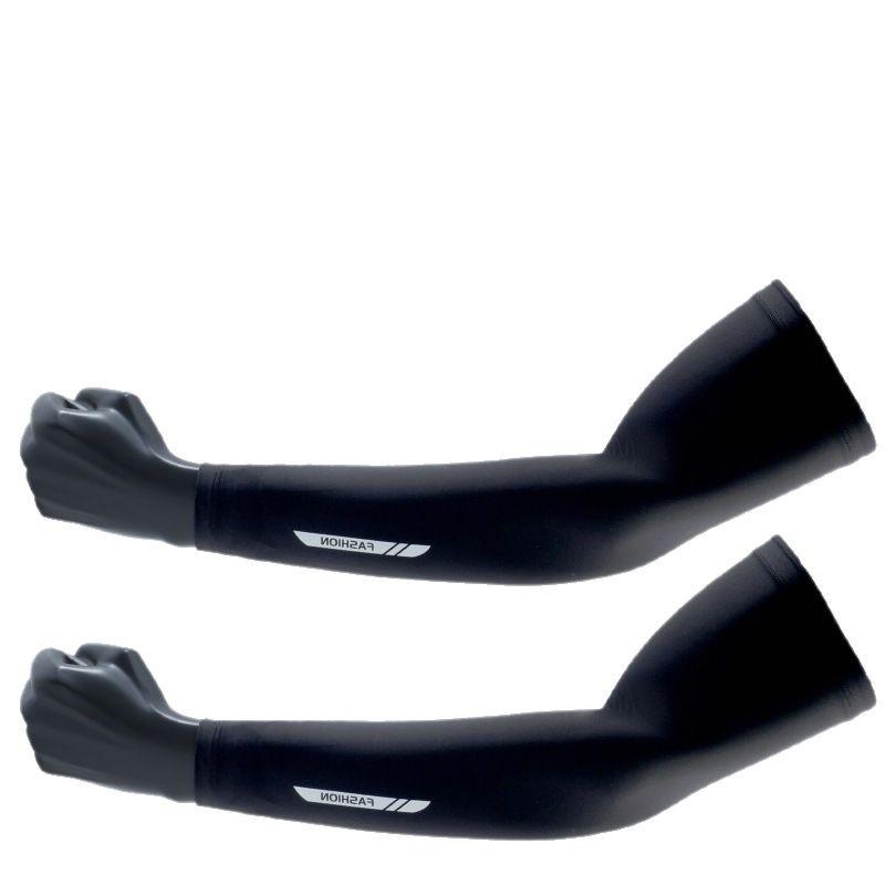 Manchons en soie glacée anti-UV: Protection Solaire Extra Longue pour Hommes & Femmes - Parfait pour le Cyclisme, la Pêche