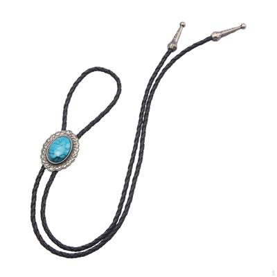 Collana da cowboy Bolo Tie per uomo e donna, regolabile, accessori per costumi occidentali