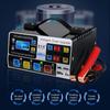 12V/24V Car Battery Charger 220W High Power Fully Automatic Pulse Repair Smart LCD Display Full Self-stop Battery Fast Charger