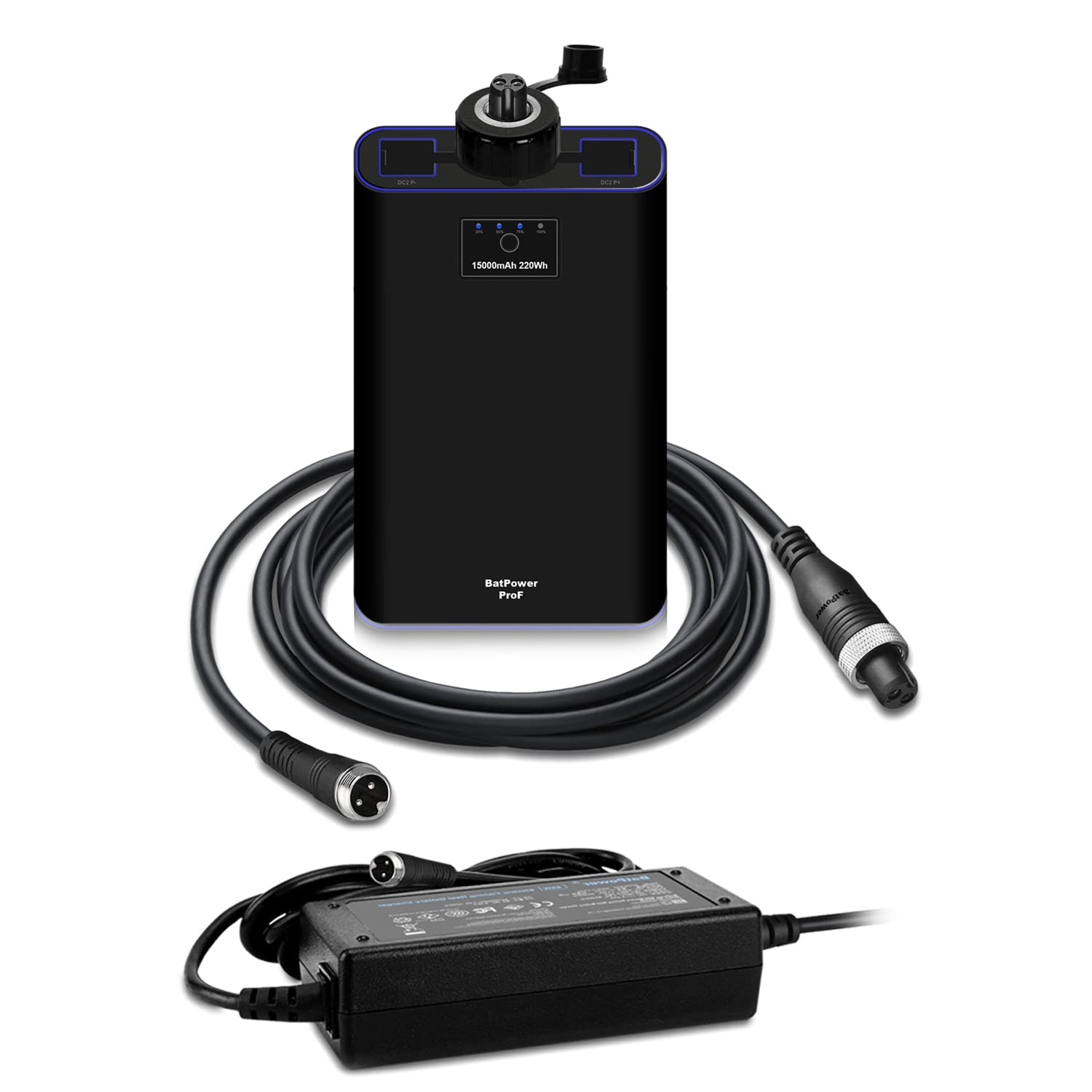 

Электрическая рыболовная катушка BatPower ProF 15000 мАч, совместимая с Tanacom Leobritz с электроприводом, Shimano ForceMaster Plays и Plemio, шнур питания и катушка