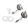 Toilet Cover 2pcs Toilet Seat Fix Fitting High Quality Stainless Steel