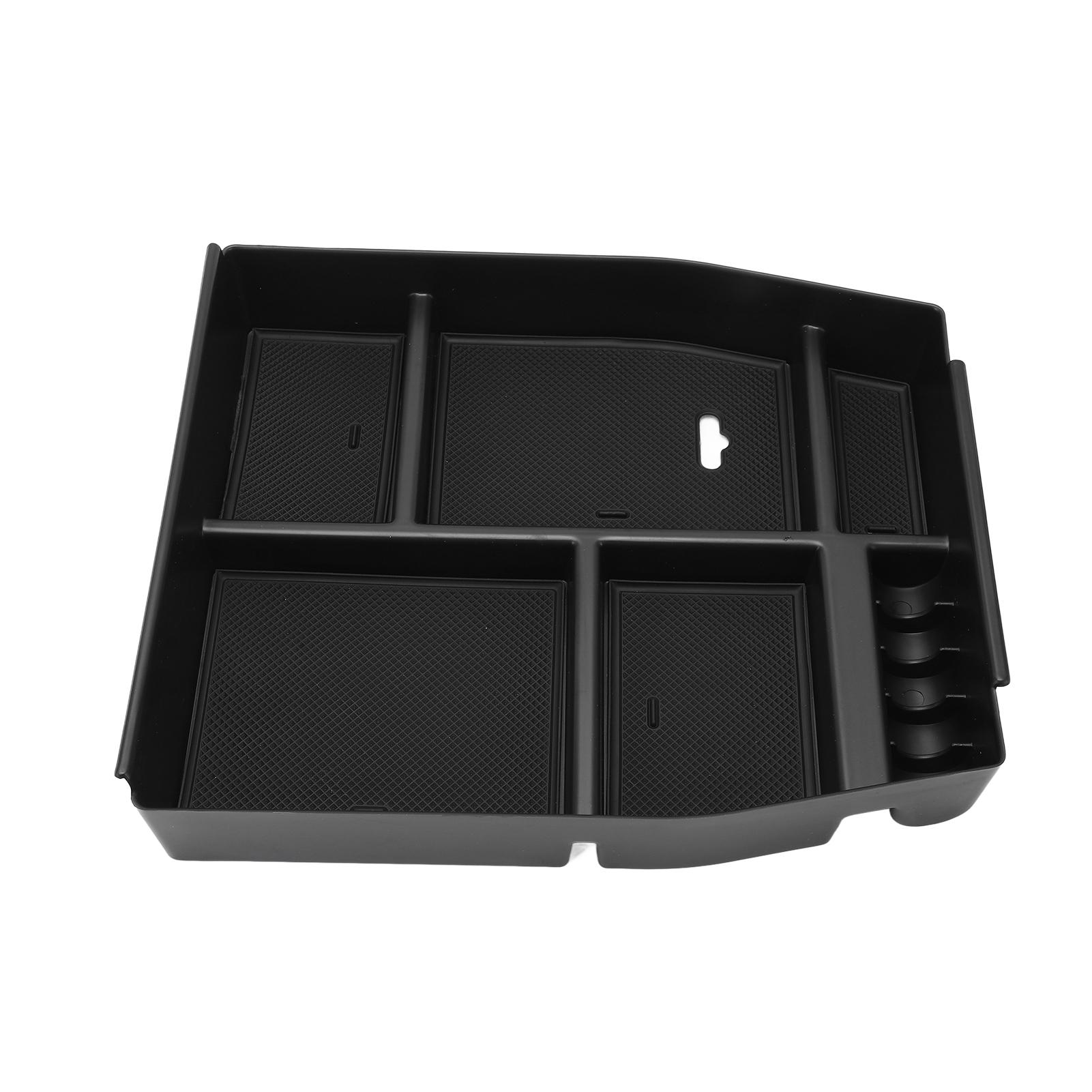 

5 Slot Center Console Armrest Storage Box Car Interior Accessories Replacement for Ford 20152019
