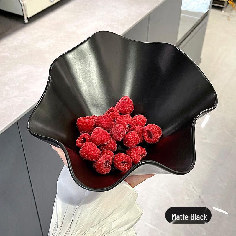 Wavy Ceramic Fruit Plate