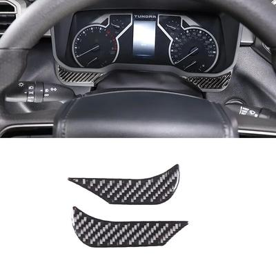 Autocollants décoratifs en Fiber de carbone souple pour tableau de bord de voiture, accessoires d'intérieur automobile adaptés à la Toyota Tundra 2022 – 2023