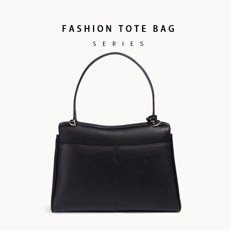 Elegant Women's Large Capacity Genuine Leather Rodeo Tote Bag - High-End Fashion Shoulder Messenger Bag
