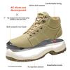Men's Safety Shoes Insulated Working Shoes with Protection Waterproof Breathable Steel Toe Sneakers Anti Wear-resistant Static