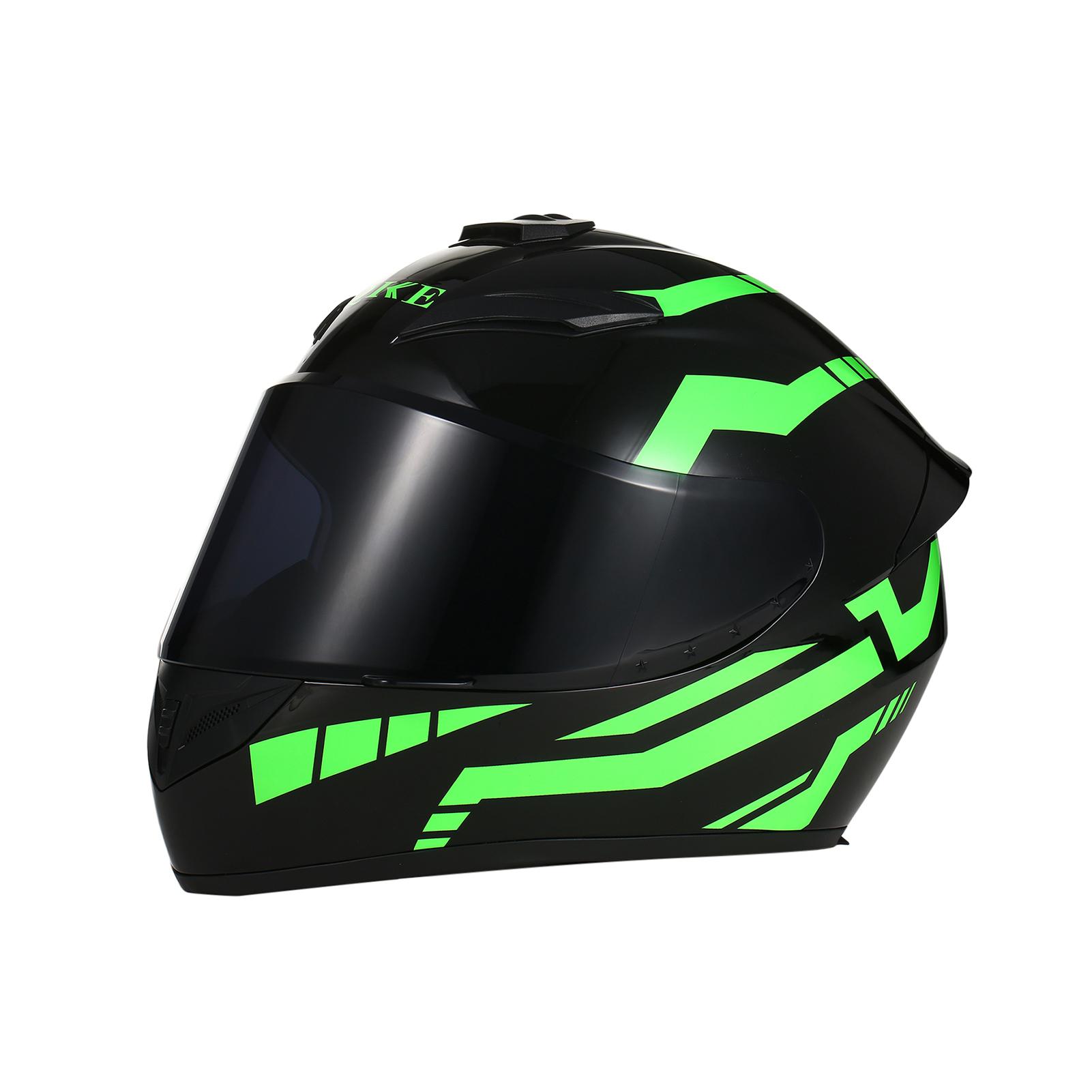 

Мотоциклетный шлем, анфас, уличный шлем, унисекс, для взрослых, крутое снаряжение для гонщика, уличное снаряжение Four Seasons Style C Size XL разноцветный