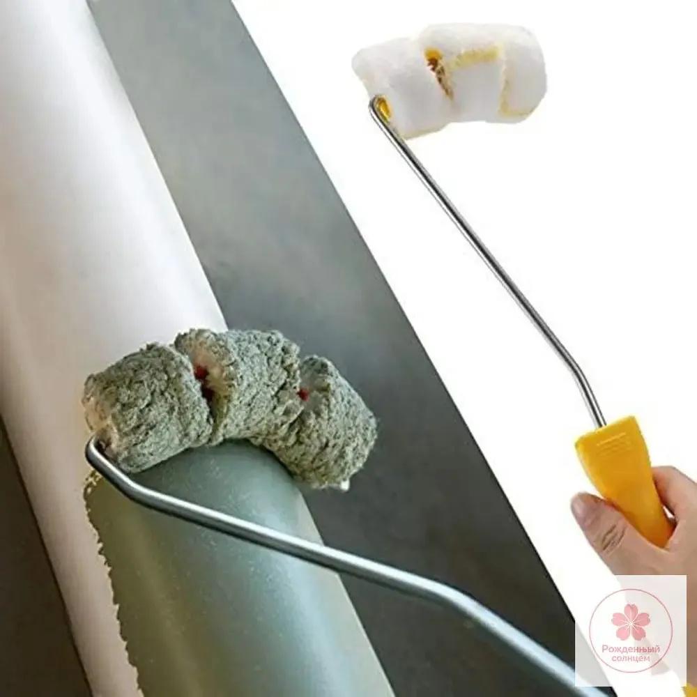 U-Shaped Pipe Cleaning Brush for Curved and Angled, Multipurpose Paint Brush and Roller for Home Maintenance