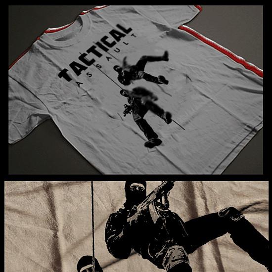 

Combat t-shirt military Special Forces, Infantry Infiltration Tactical assault 2XL