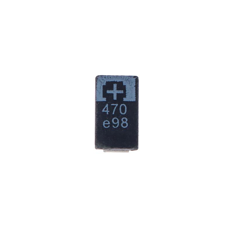 5 Pcs 2R5Tpe470M9 470 2.5V 470Uf Smd Tantalum Capacitor