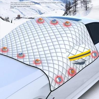 Magnetische Windschutzscheibenabdeckung für das Auto Winter Eis Schnee Staub Reifenschutz UV-Schutz Sonnenschutz für die vordere Autoscheibe Außenabdeckung