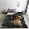 König! Decke Weich Warm Flanell Überwurf Plüsch für Bett Wohnzimmer Picknick Reise Zuhause Sofa