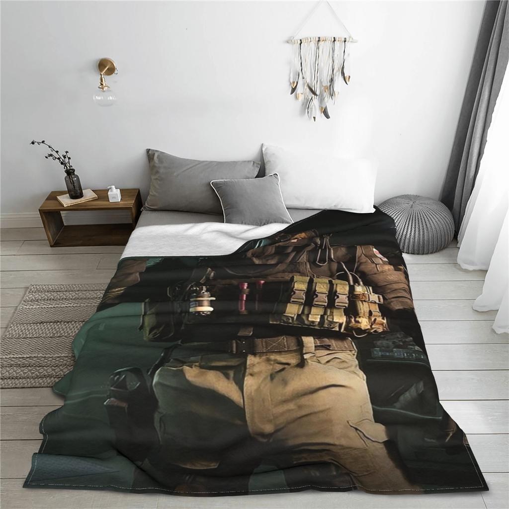 König! Decke Weich Warm Flanell Überwurf Plüsch für Bett Wohnzimmer Picknick Reise Zuhause Sofa