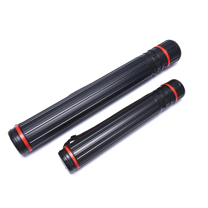 Portable Retractable Plastic Document Poster Holder Painting Storage Tube Box