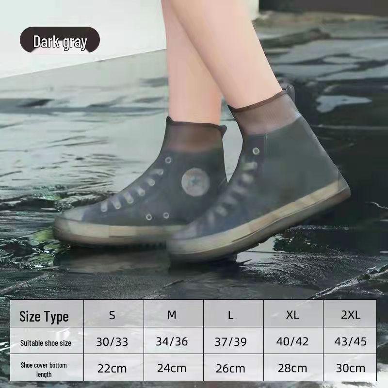 Couvre-chaussures antidérapants imperméables en silicone: Inodore, Durable, Facile à mettre/enlever