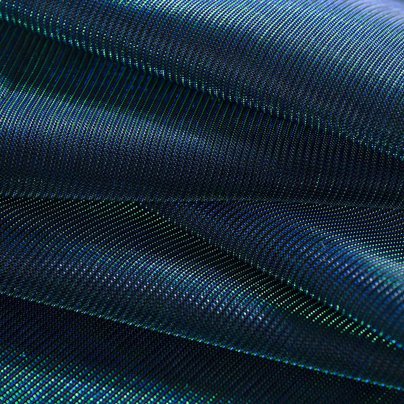 Party Dress Fabric Shiny Flashing Mesh Light Fabric Rridescence Mesh Magic Color for DIY Wedding Dress Cosplay Material