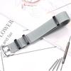 20mm 22mm Fashion Nylon Catch Leather Strap Men Women Canvas Watchband Bracelet Replacement Wrist Watch Accessories